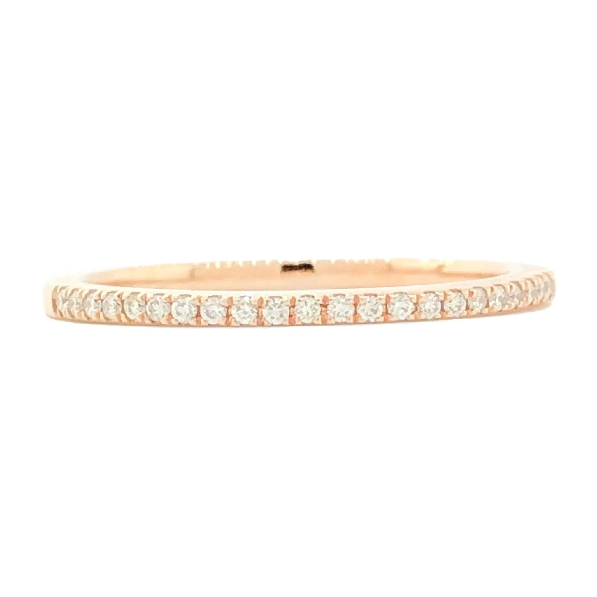 14K R Gold 0.20cttw H/SI1-2 Diamond Band