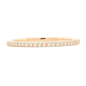 14K R Gold 0.20cttw H/SI1-2 Diamond Band