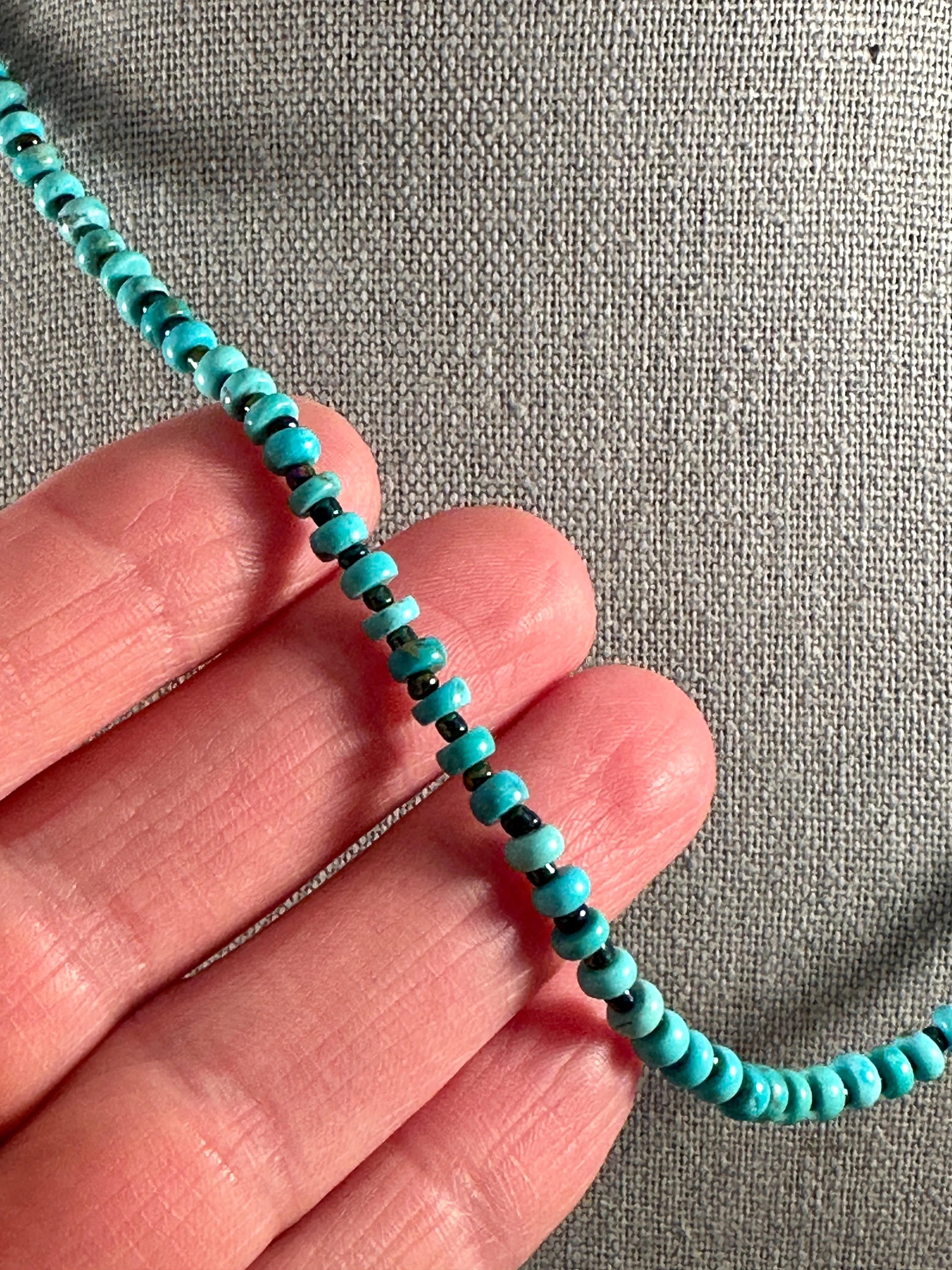 18” Turquoise Bead Necklace