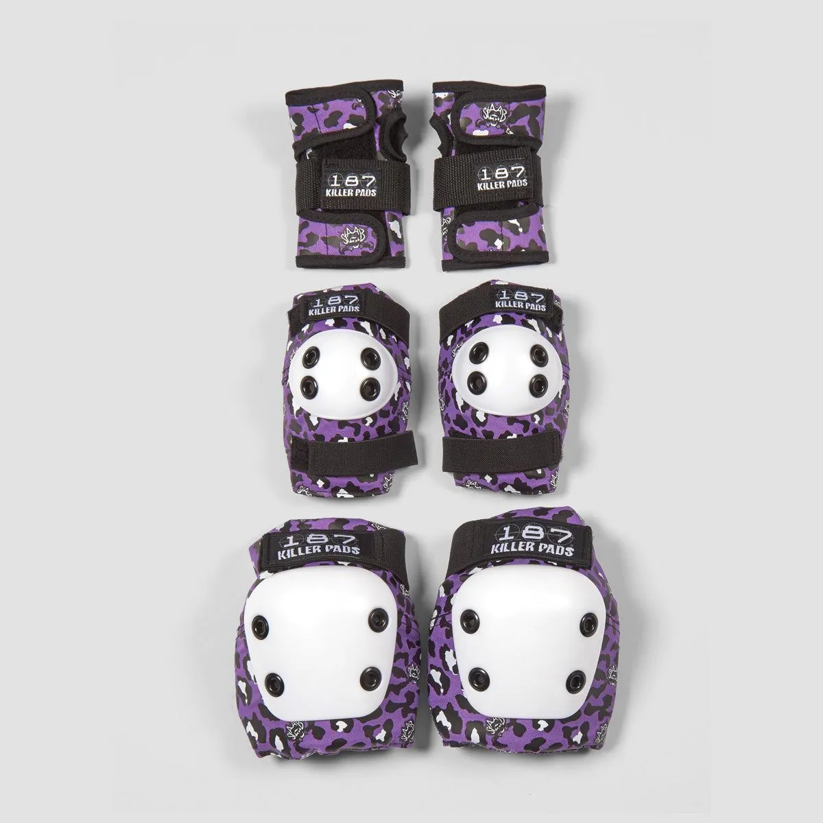 187 Killer Pad Set 6 Pack Staab Purple - Kids