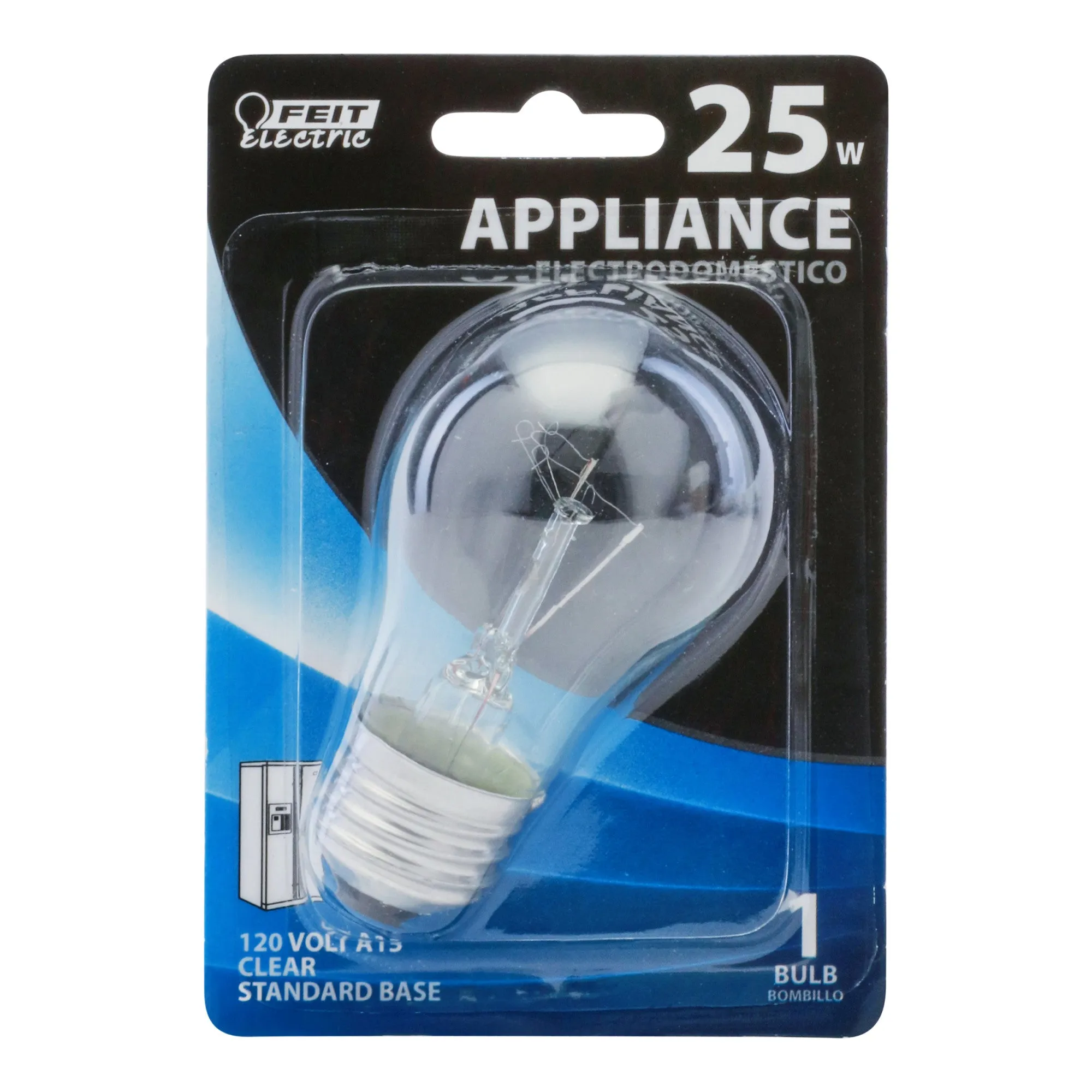 25W A15 Appliance Incandescent Light Bulb