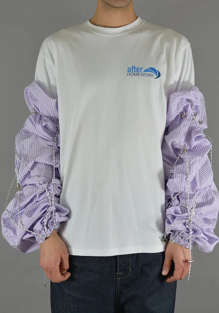 AFTER HOMEWORK PAULA CORD SLEEVES PURPLE