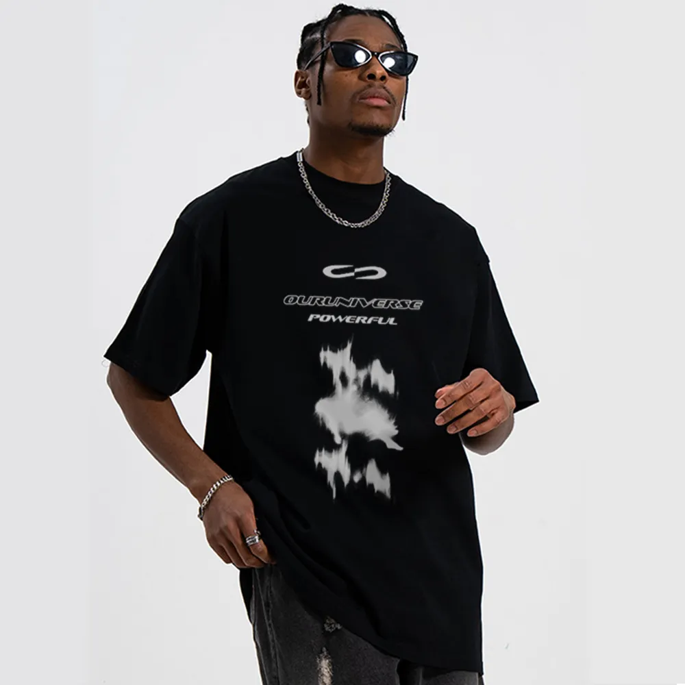 AG® FUTURE STRUCTURE Gravity Blurred Figure T-Shirt