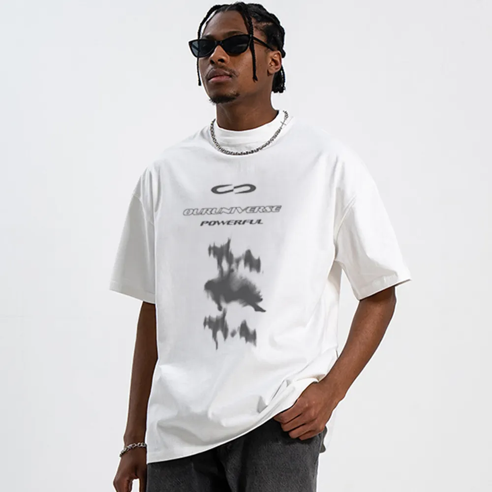 AG® FUTURE STRUCTURE Gravity Blurred Figure T-Shirt