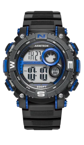 Armitron Chrono Pro™ | 53mm, Blue/Gray