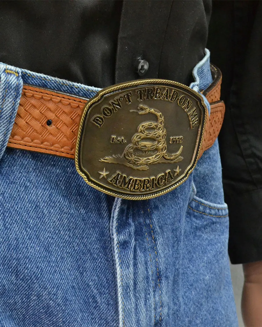 Attitude American Gadsden Don't Heritage Belt Buckle