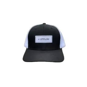  attitude Trucker Hat in Black