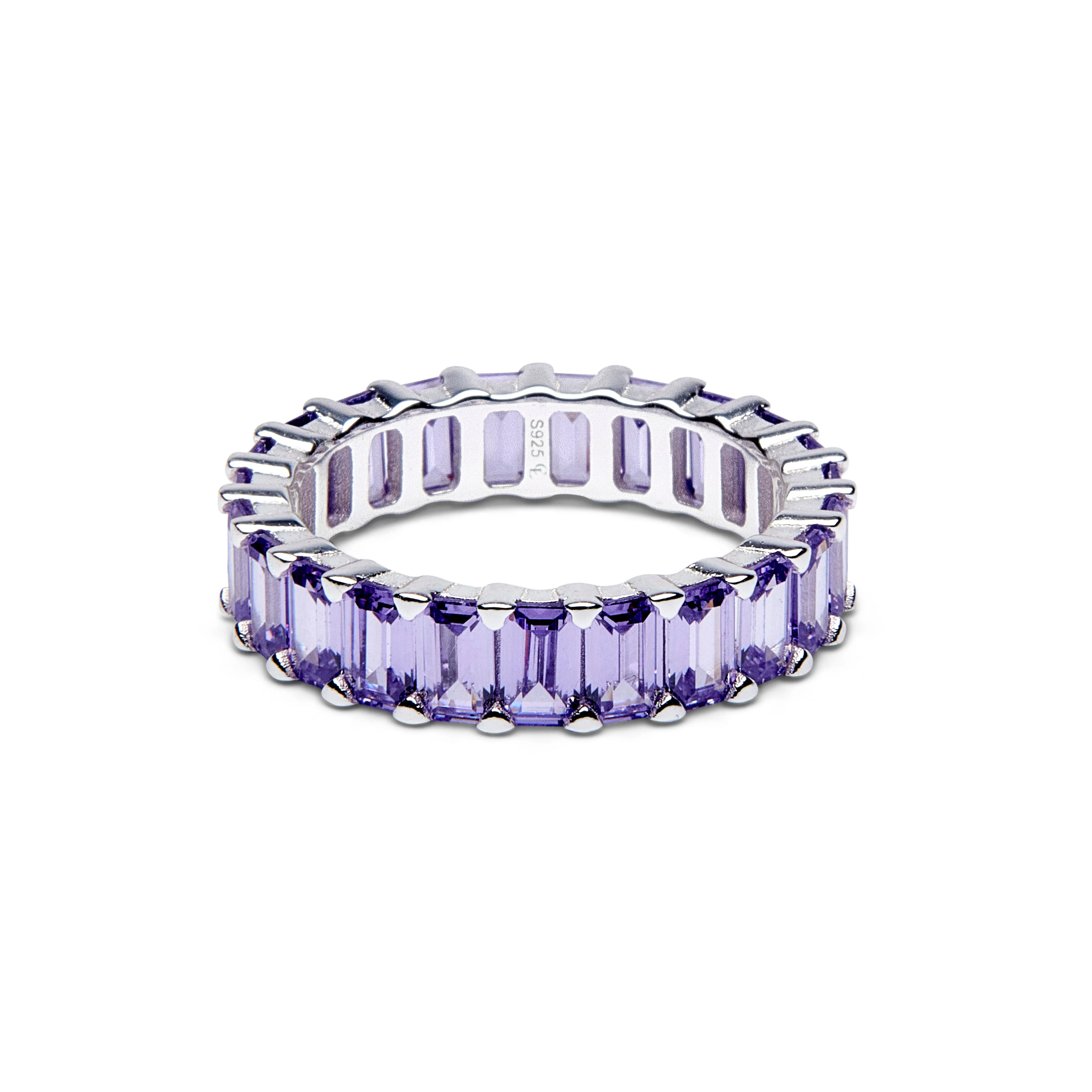 Baguette Eternity Ring - Viola