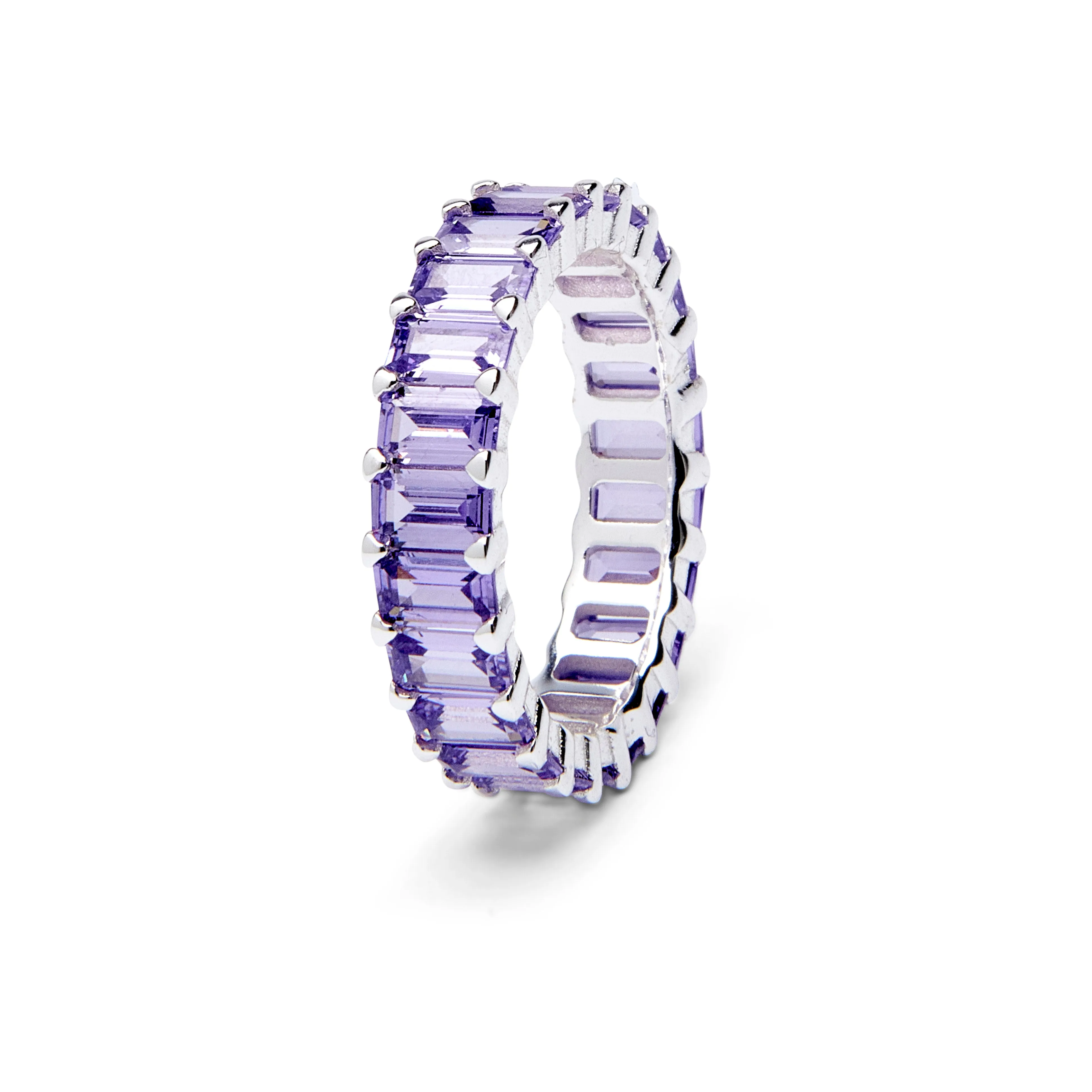 Baguette Eternity Ring - Viola