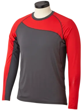 Bauer S19 Pro Long-Sleeve Baselayer Boys Top (Red)