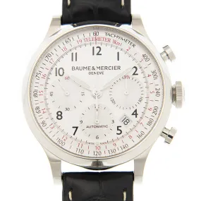 Baume et Mercier CAPELAND White Dial Unisex Watch M0A10046