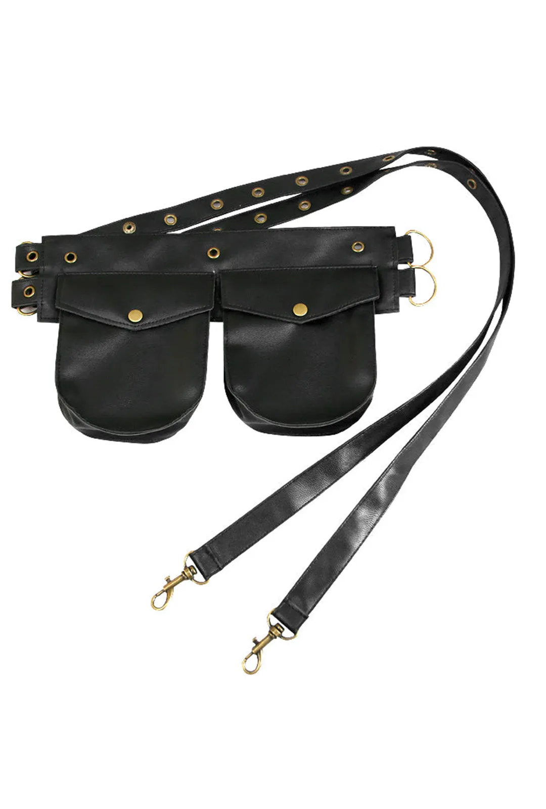 Black Clip On Utility Belt