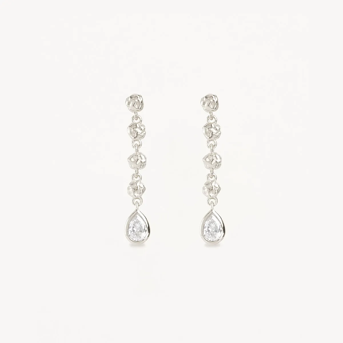 By Charlotte Adore You Drop Earrings, Silver