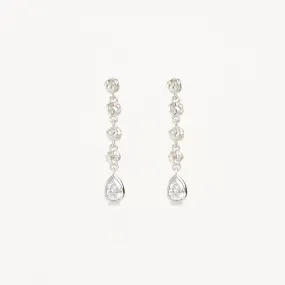 By Charlotte Adore You Drop Earrings, Silver