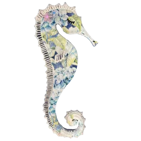 Cleo the Seahorse - Brooch - Set of 4