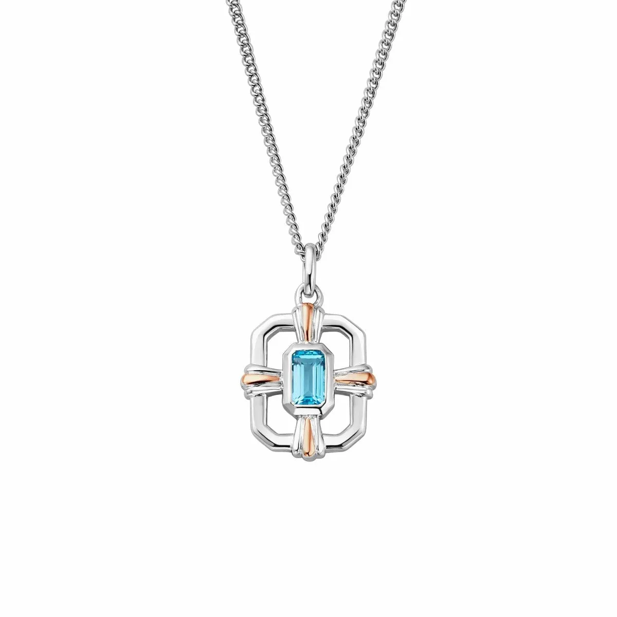 Clogau Sterling Silver & Welsh Gold Royal Heritage Pendant