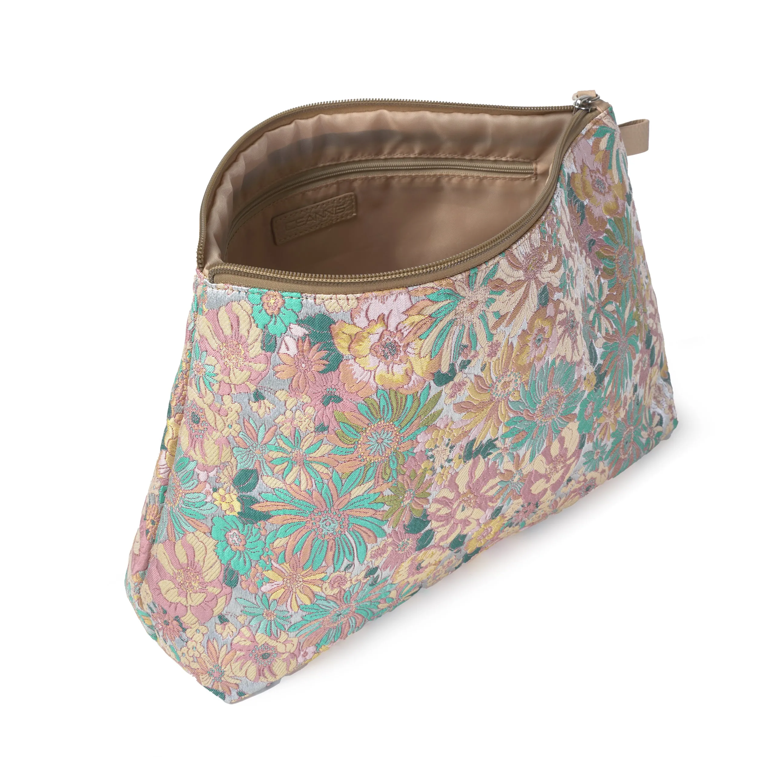 Cosmetic Bag | Pastel Pink Flower