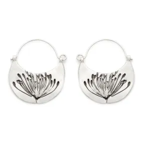 Dill Flower Earrings | Hoops