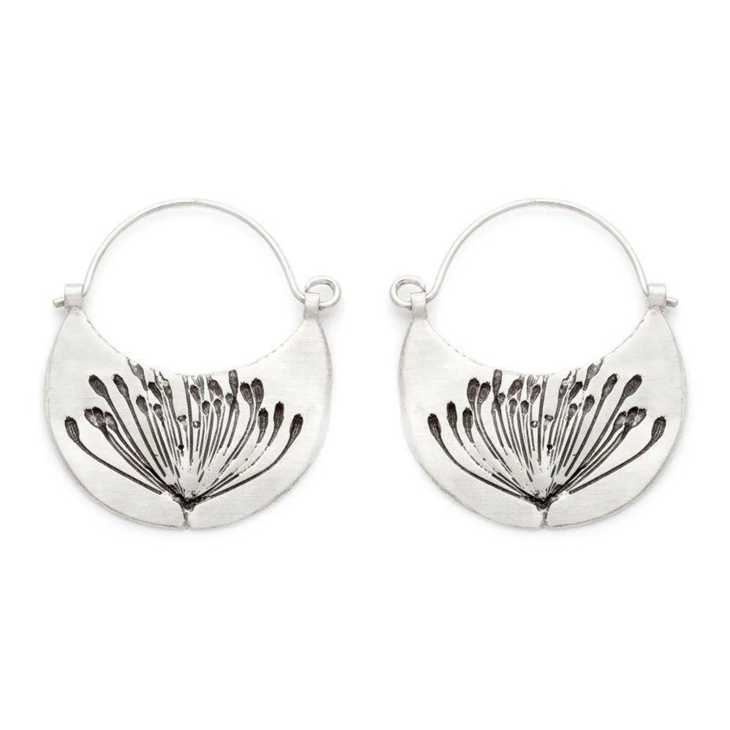 Dill Flower Earrings | Hoops