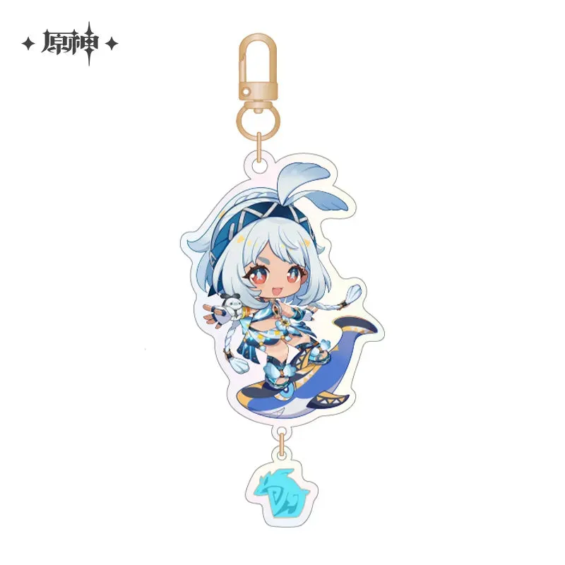 Genshin Impact - Blaze to Natlan Chibi Badge & Acrylic Stand miHoYo