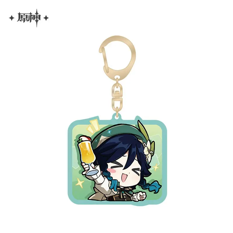 Genshin Impact - Mondstadt City Chibi Acrylic Keychain miHoYo