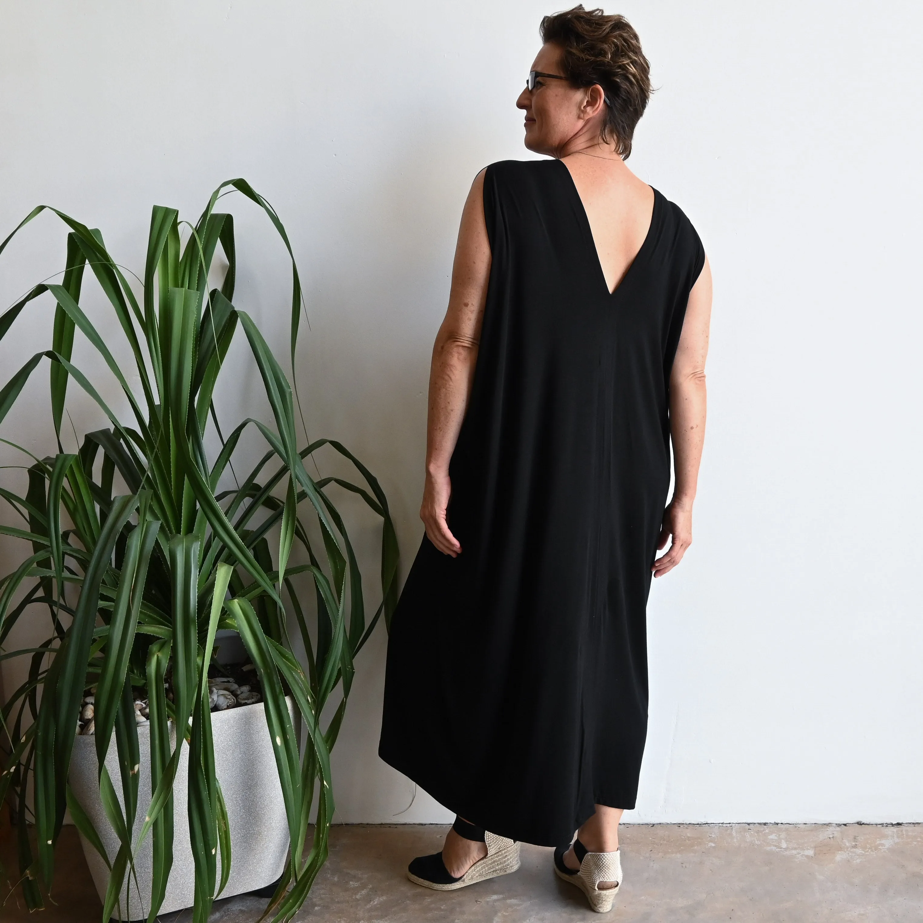 Goddess Kaftan Dress in Bamboo