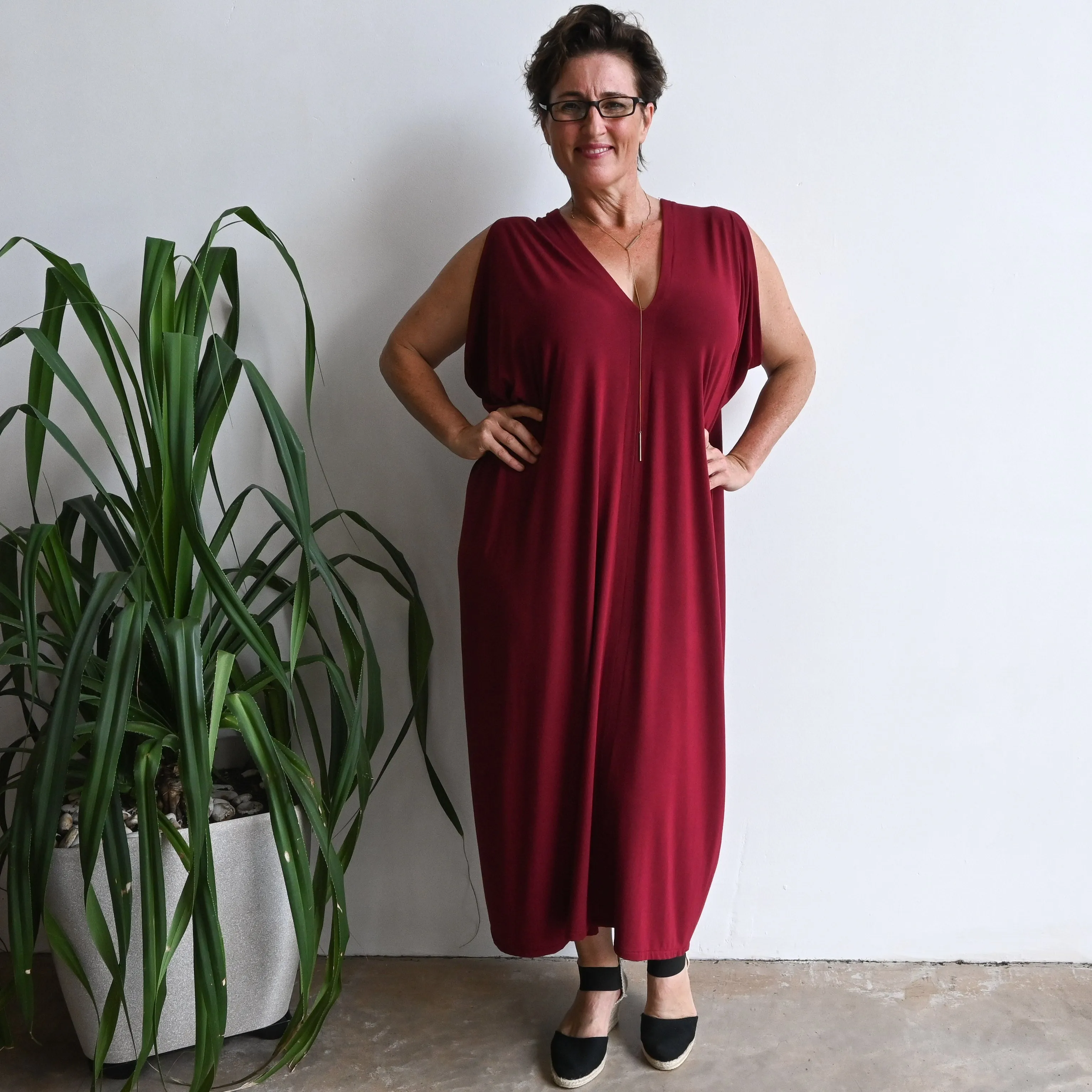 Goddess Kaftan Dress in Bamboo