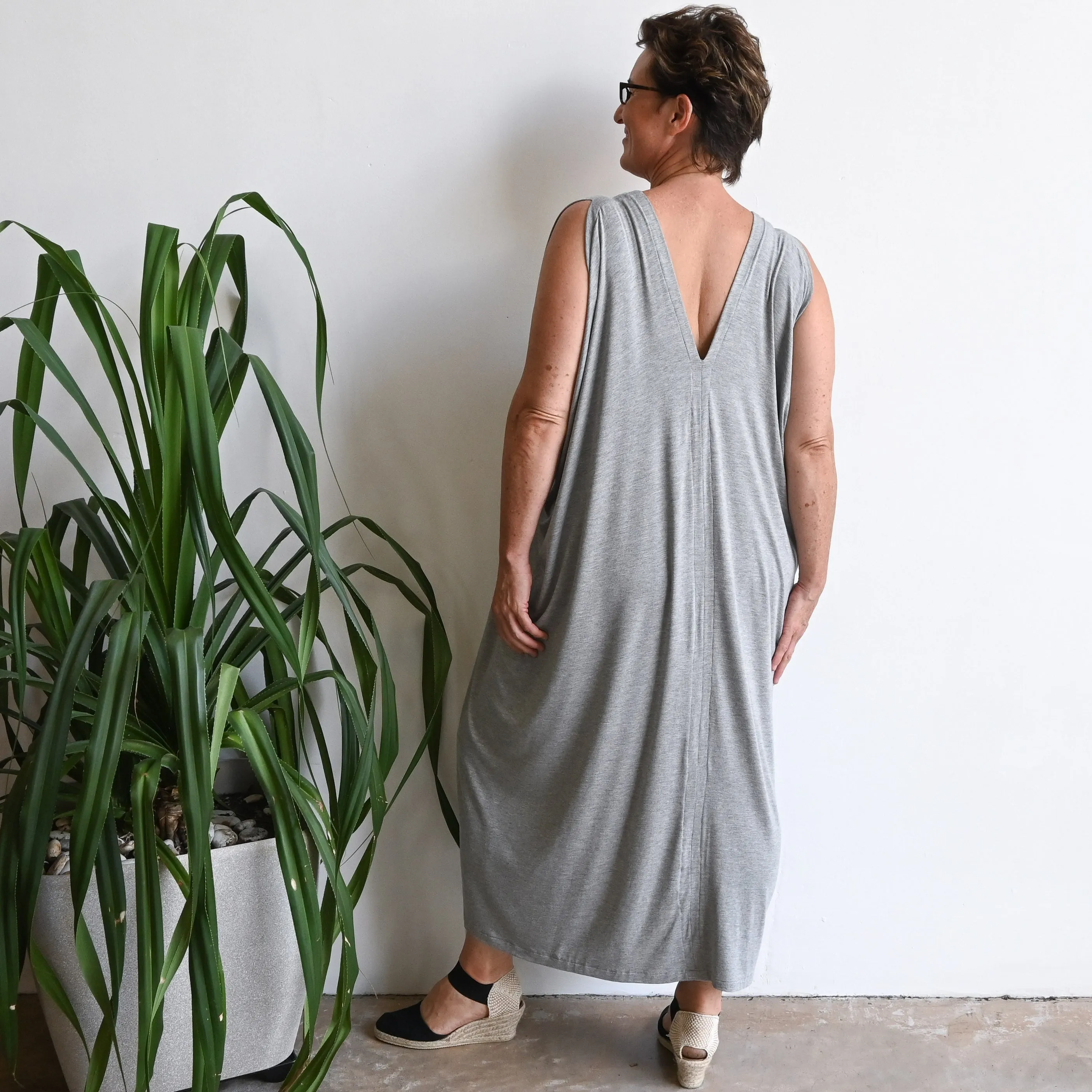 Goddess Kaftan Dress in Bamboo