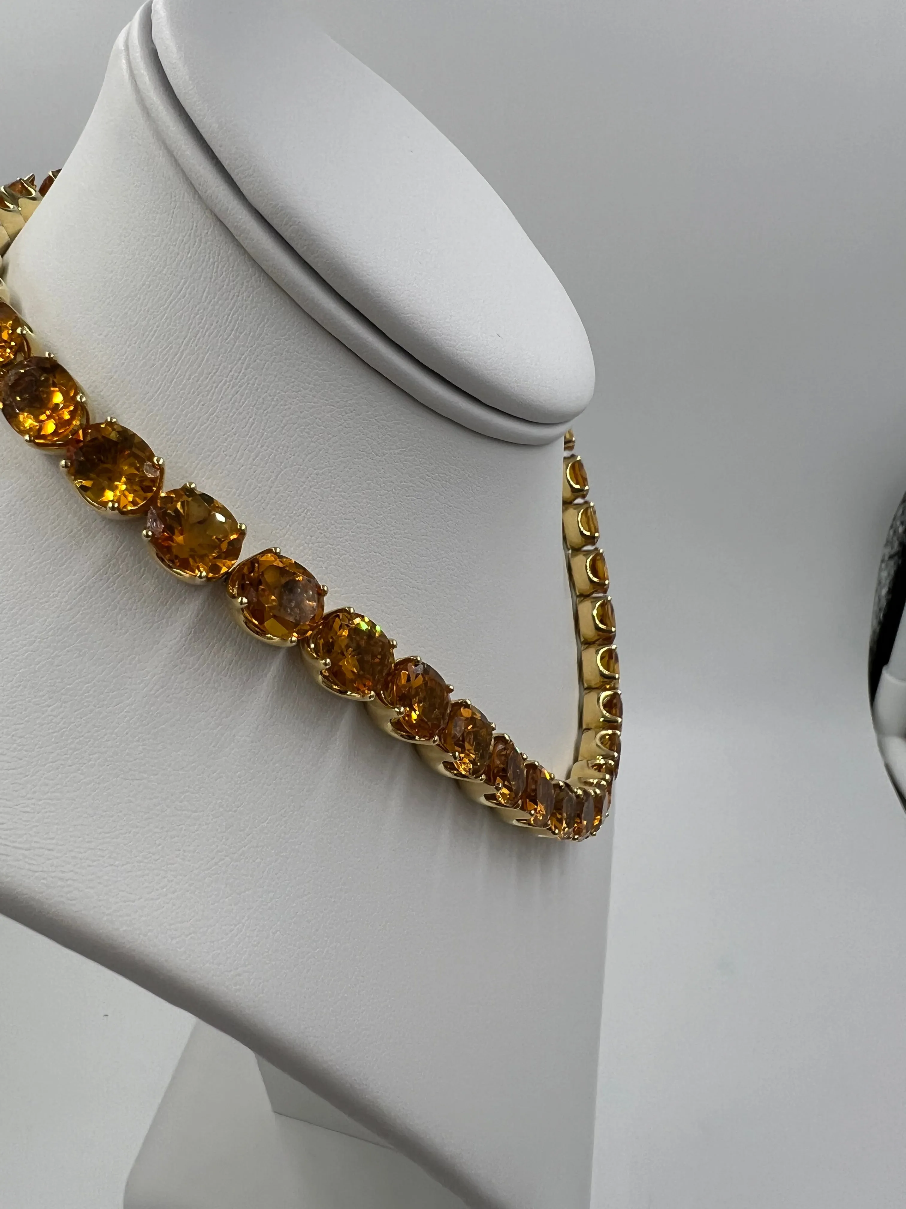 H. Stern Citrine Riviera Yellow Gold Necklace