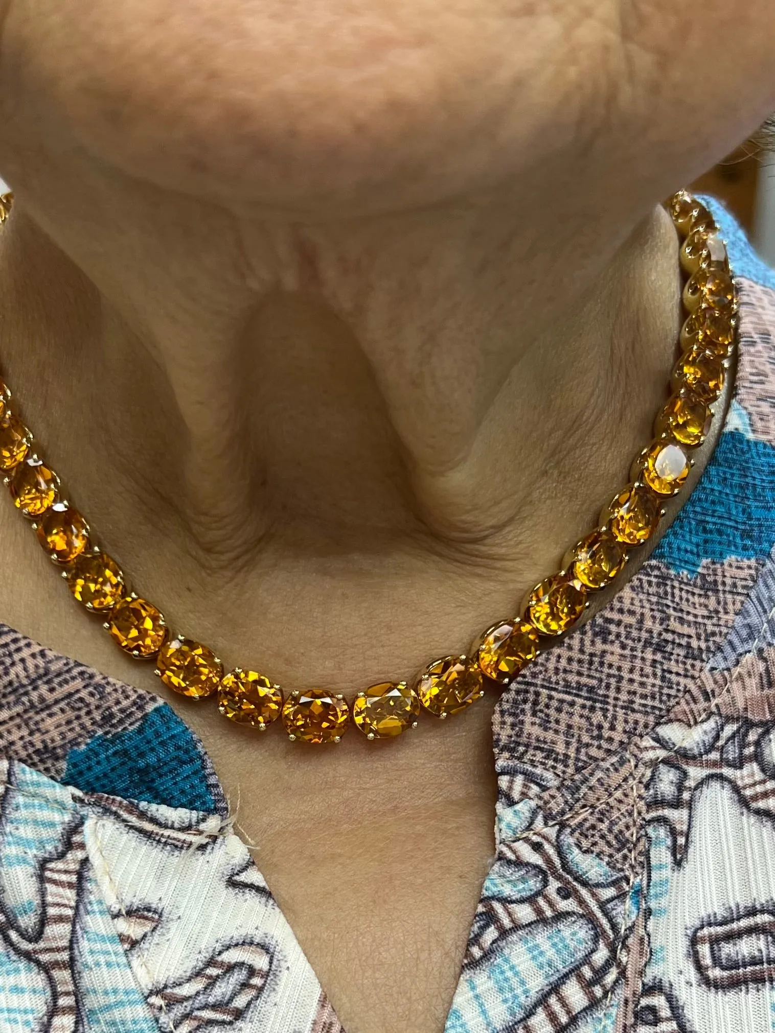 H. Stern Citrine Riviera Yellow Gold Necklace