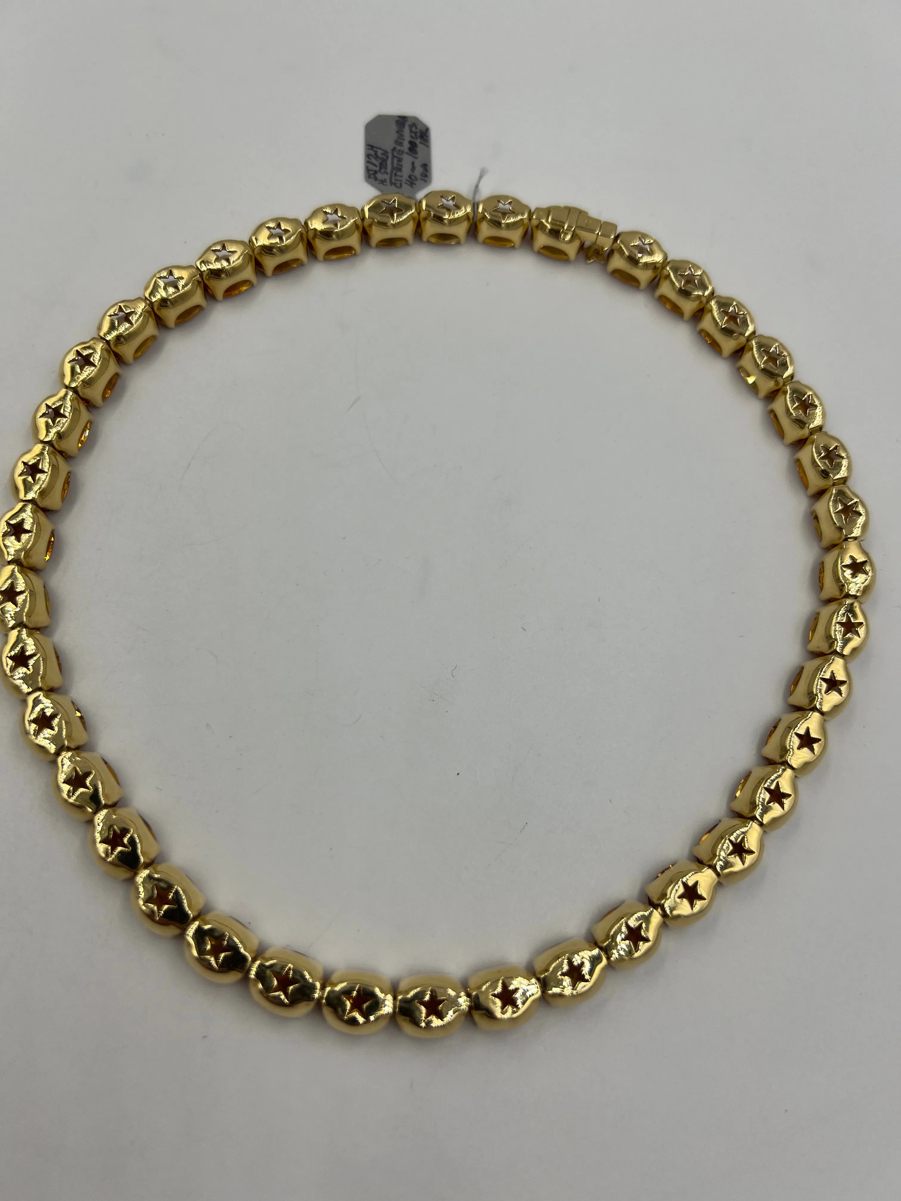 H. Stern Citrine Riviera Yellow Gold Necklace