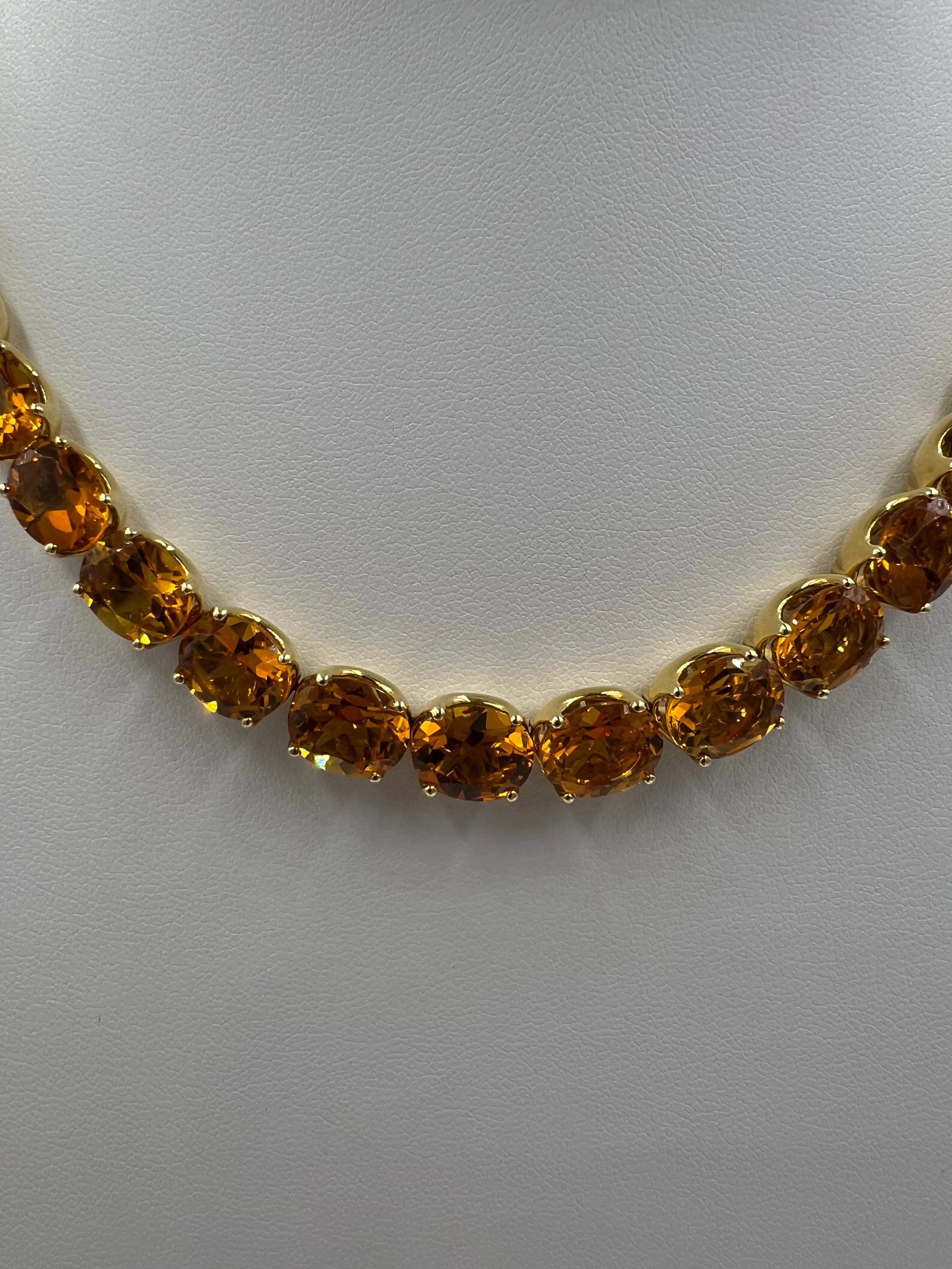 H. Stern Citrine Riviera Yellow Gold Necklace