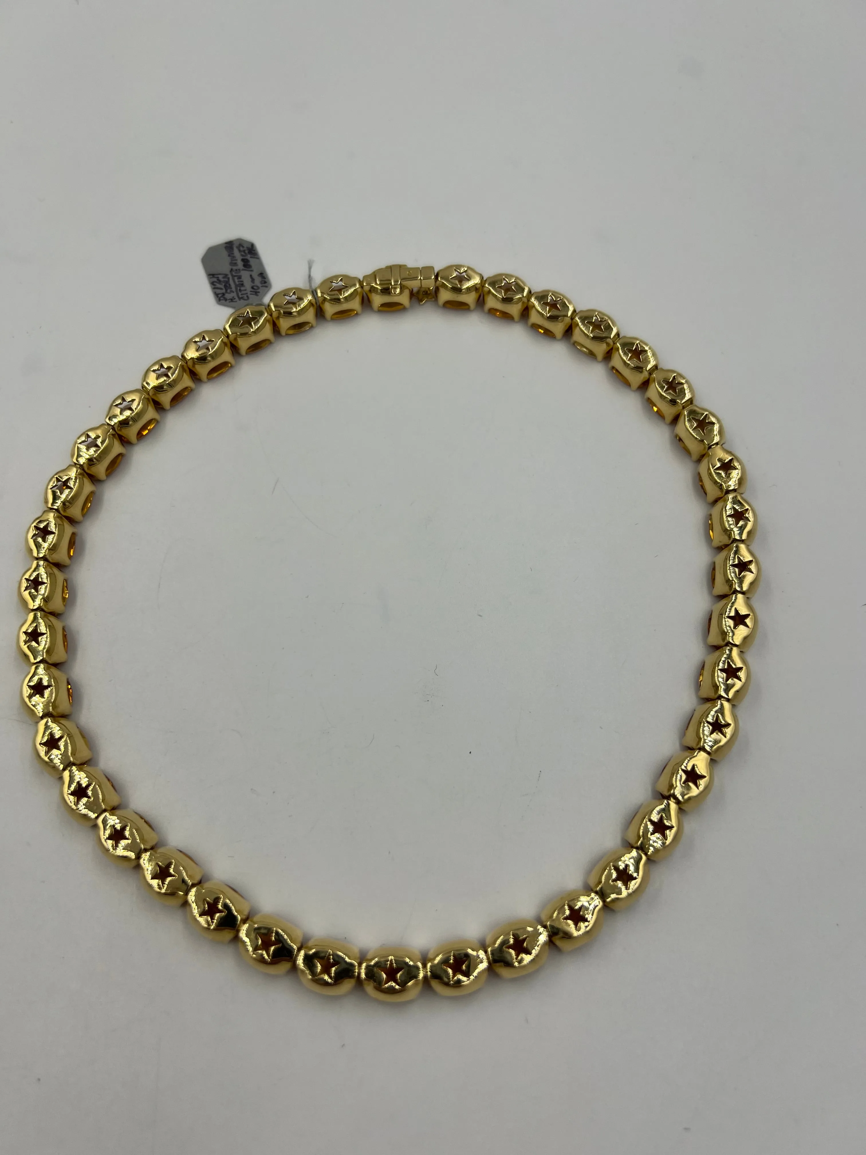 H. Stern Citrine Riviera Yellow Gold Necklace