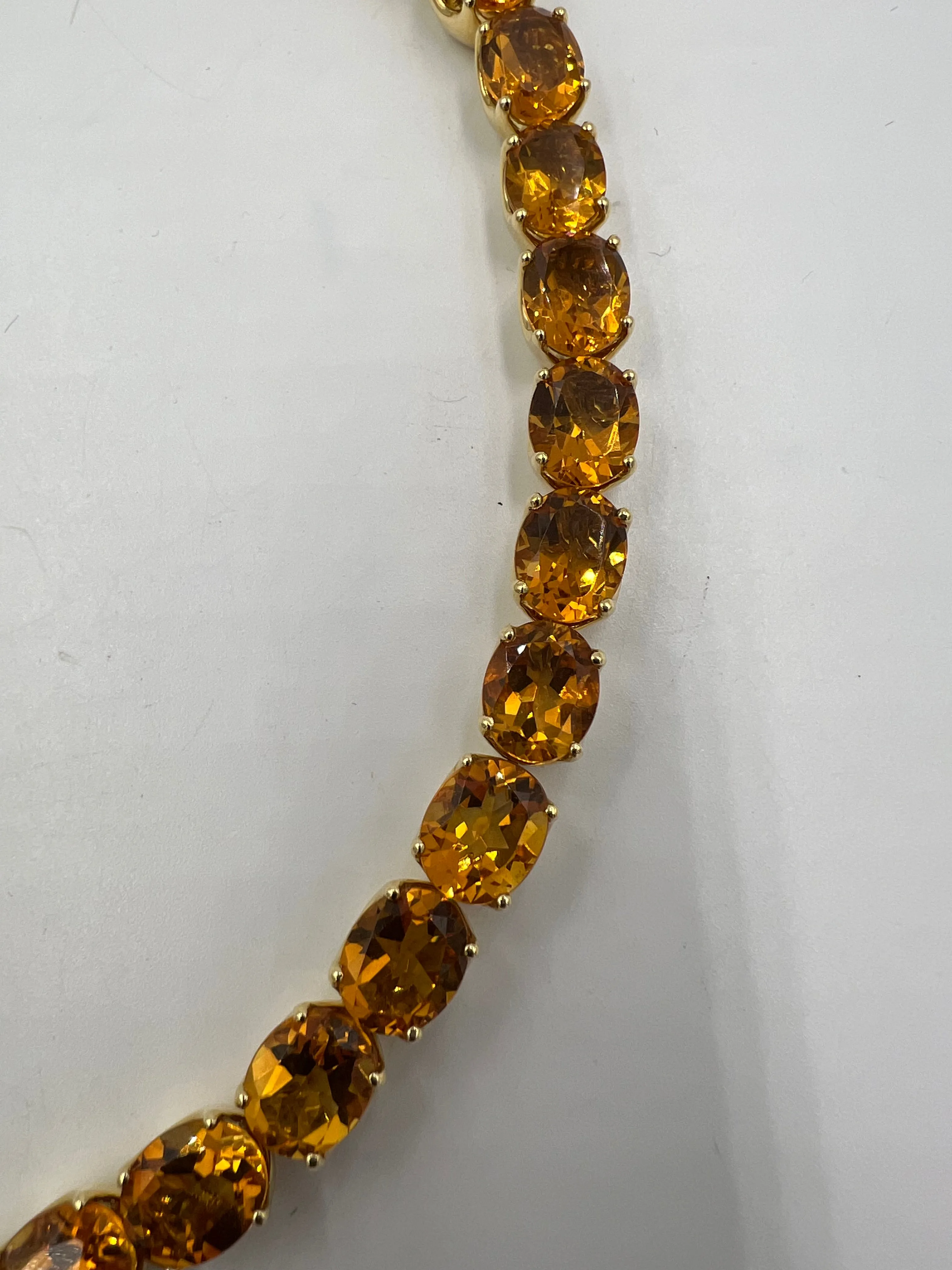 H. Stern Citrine Riviera Yellow Gold Necklace