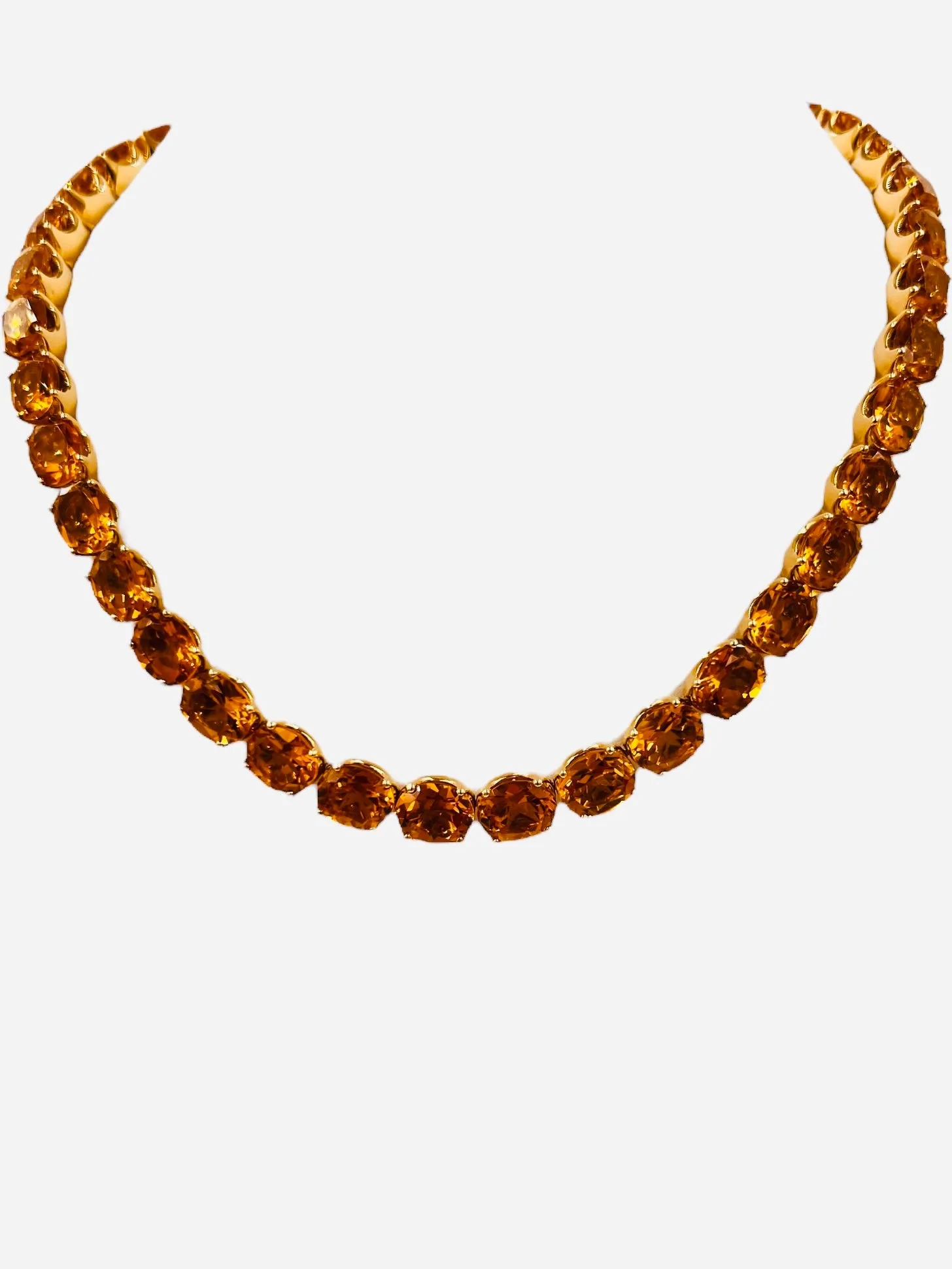 H. Stern Citrine Riviera Yellow Gold Necklace