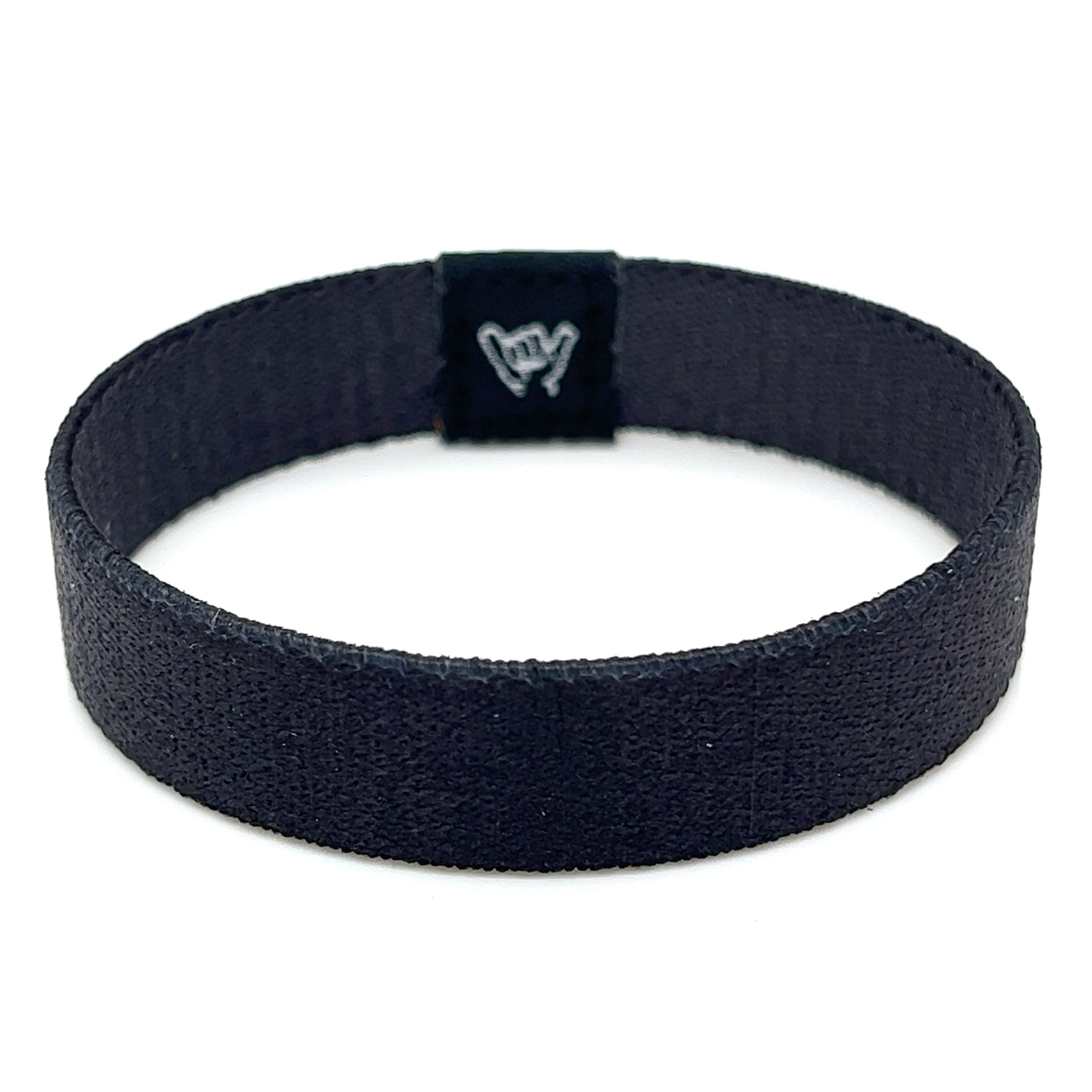 Jet Black Wristband Bracelet