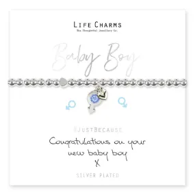 Life Charms Baby Boy Bracelet