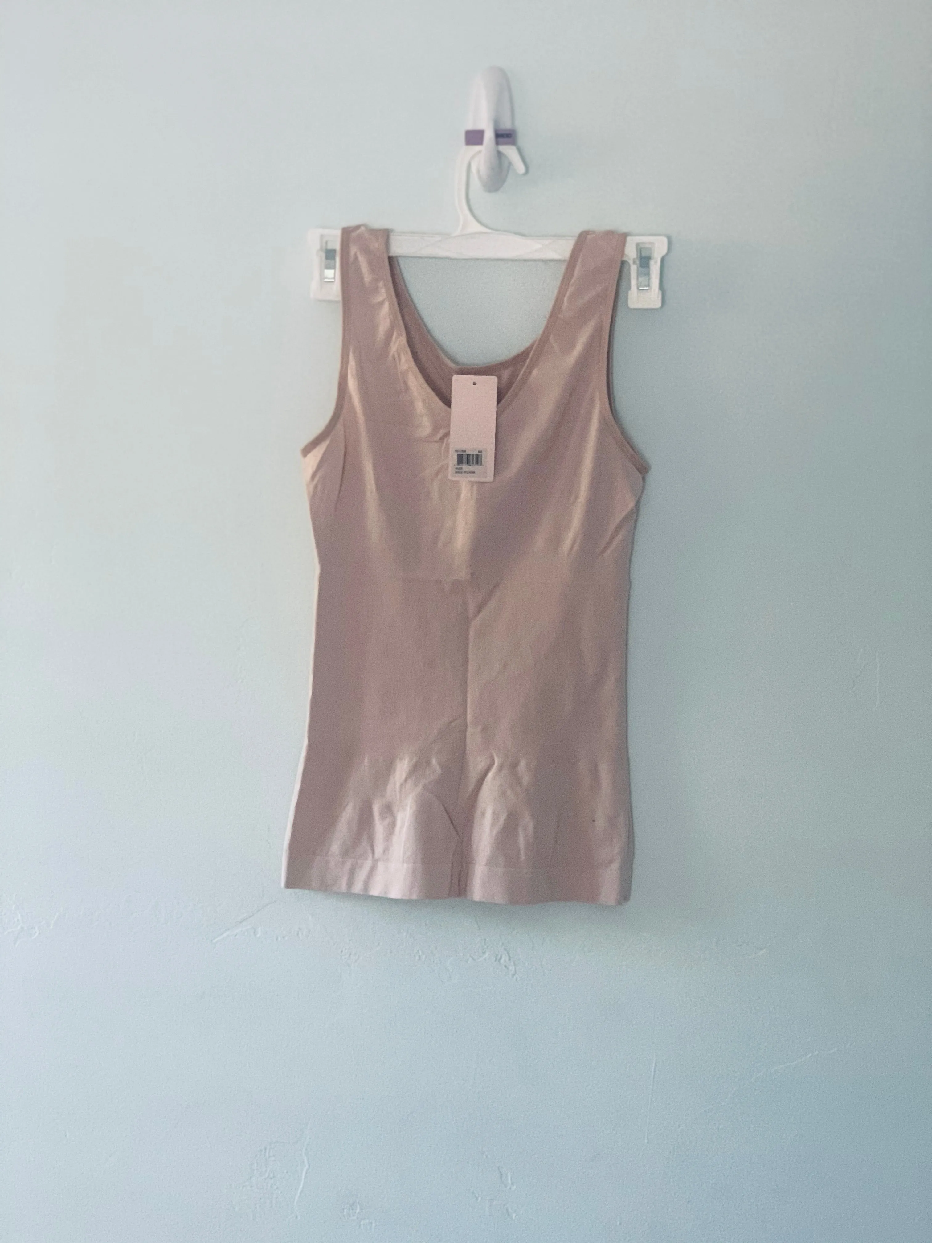 Nearly Nude Smoothing V-Neck Compression Cami Tank Top