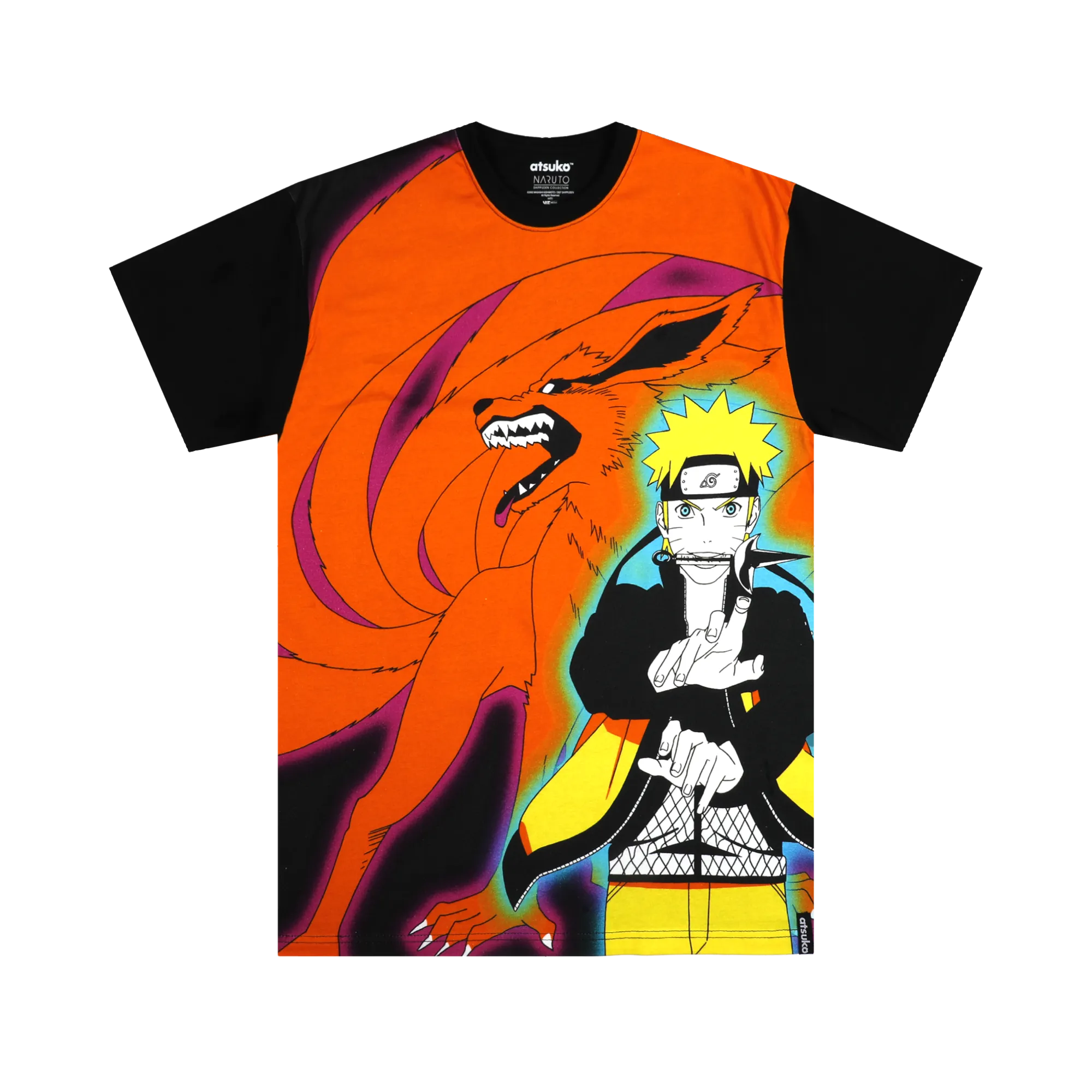 Nine-Tailed Demon Fox Large Print Tee