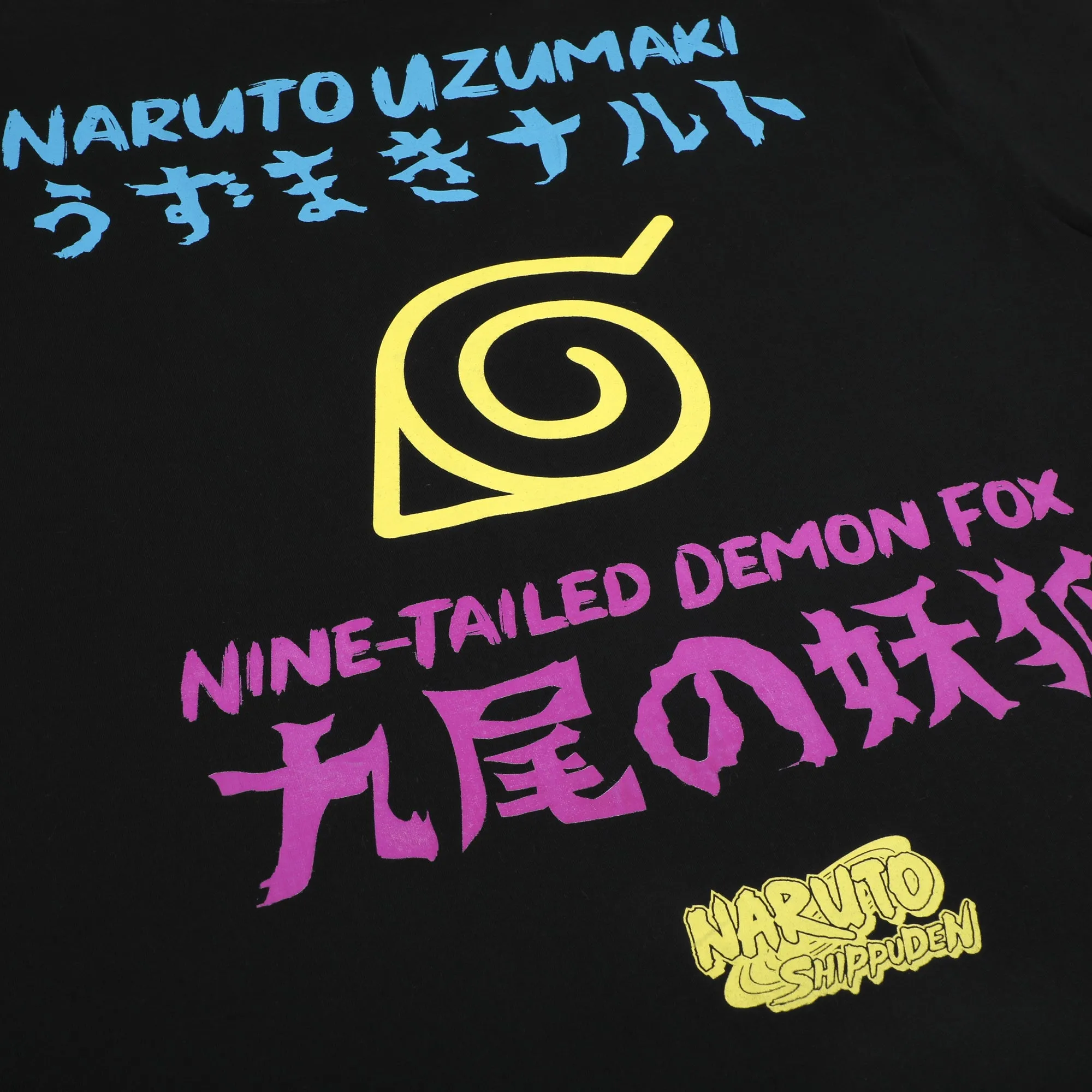 Nine-Tailed Demon Fox Large Print Tee