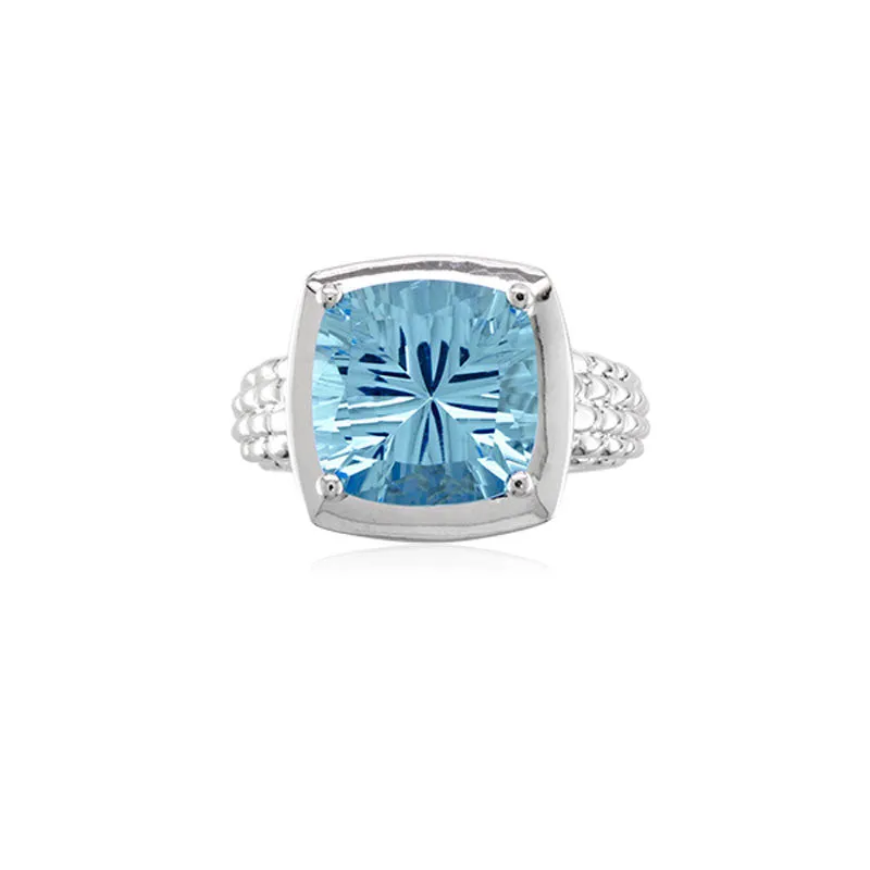 Pietra Collection Blue Topaz Ring