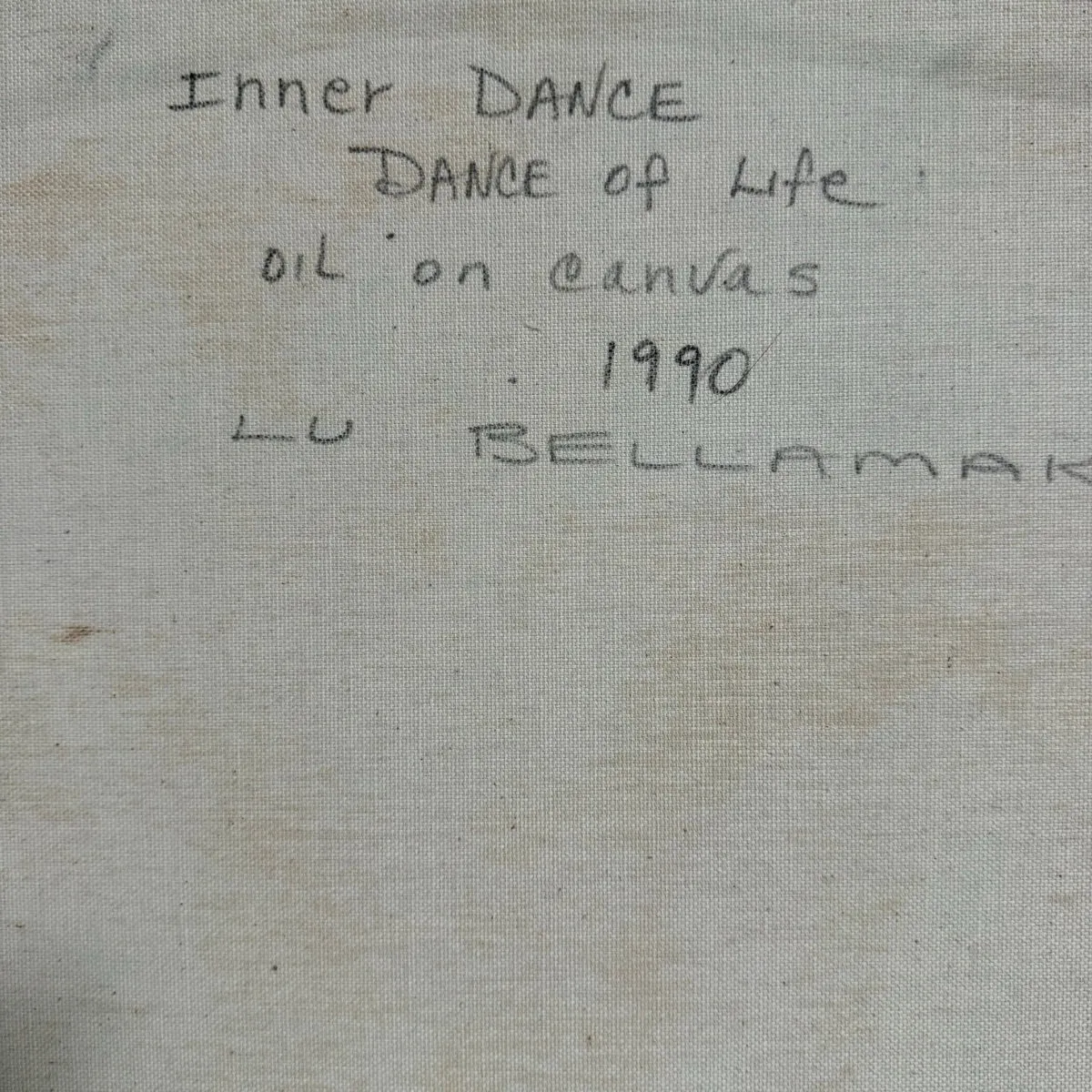 "Inner Dance, Dance of Life" Signed and Dated 1990