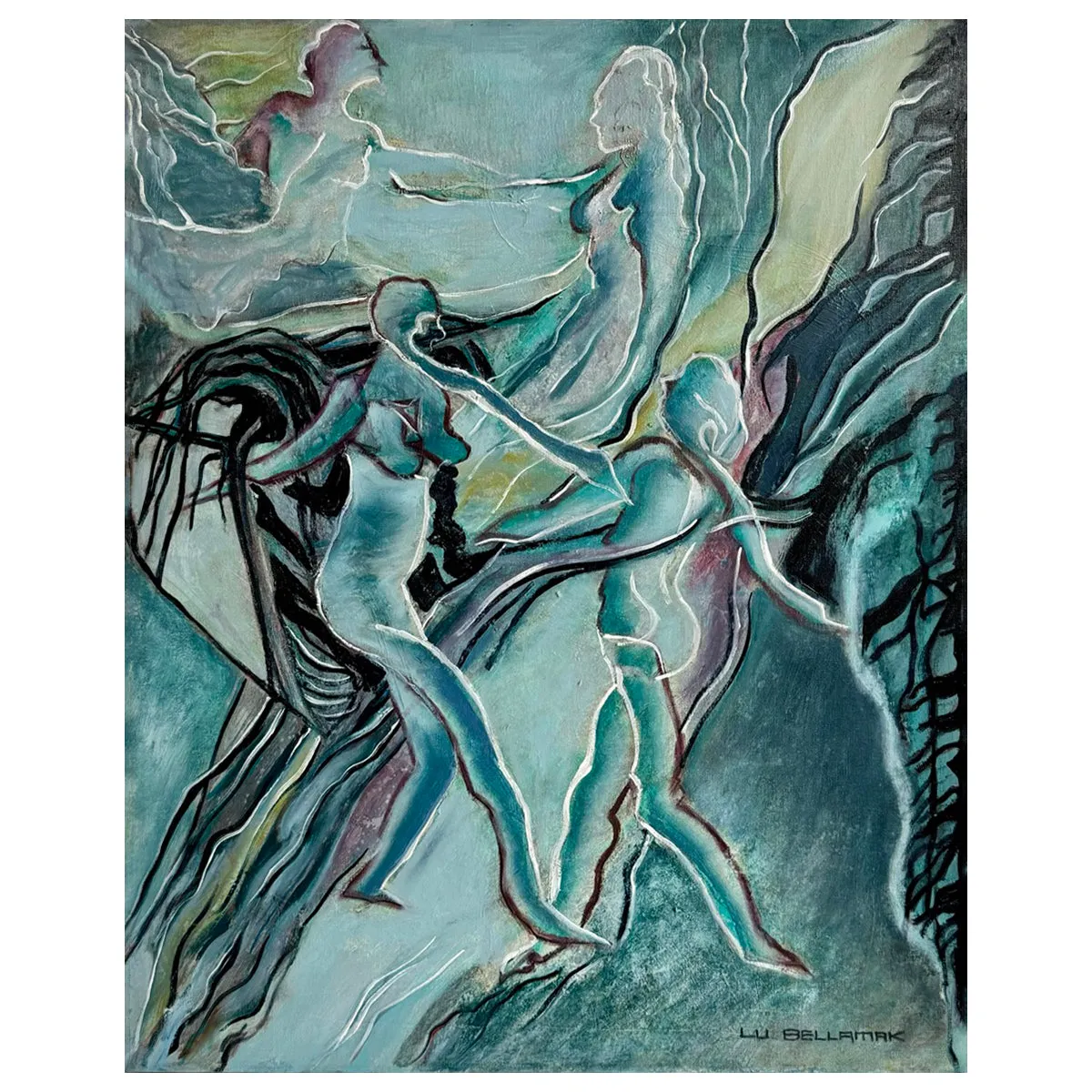 "Inner Dance, Dance of Life" Signed and Dated 1990