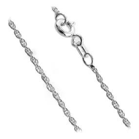 Sterling Silver 1.25mm Rope Chain