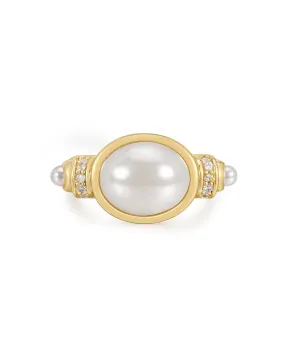 The Pearl Statement Ring