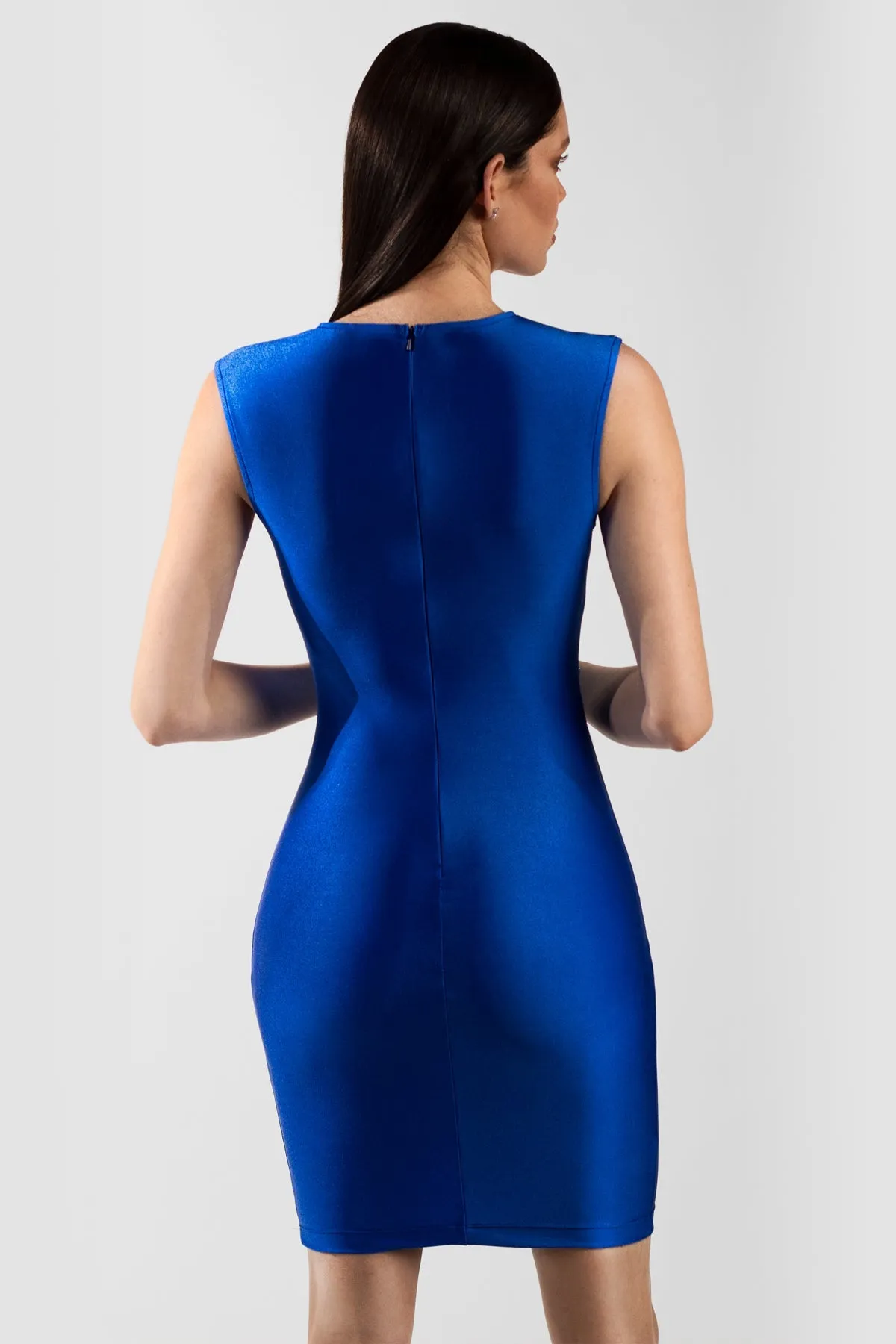 Venezia Royal Blue Short Dress - Cocktail Dress